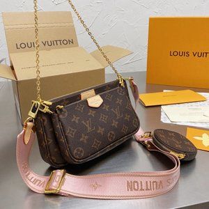 💕✨AUTHENTIC✨💕🎀LouisVuitton 💖women's Pink Multi Bag